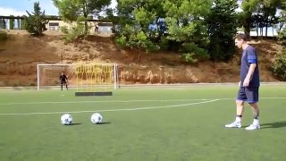 Lionel Messi Amazing Goals in Training (impossible)