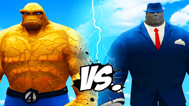 THE THING VS GREY HULK (Mr.Fixit) - EPIC SUPERHEROES BATTLE