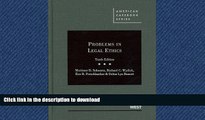 FAVORITE BOOK  Problems in Legal Ethics, 10th (American Casebook) (American Casebooks) (American