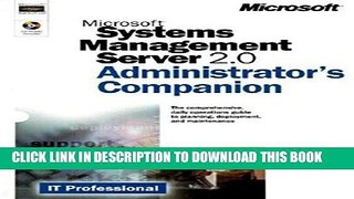[READ] Mobi Microsoft Systems Management Server 2.0 Administrator s Companion (IT-Administrator s