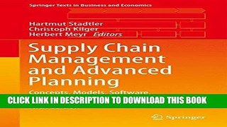 MOBI Supply Chain Management and Advanced Planning: Concepts, Models, Software, and Case Studies