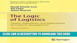 MOBI The Logic of Logistics: Theory, Algorithms, and Applications for Logistics Management