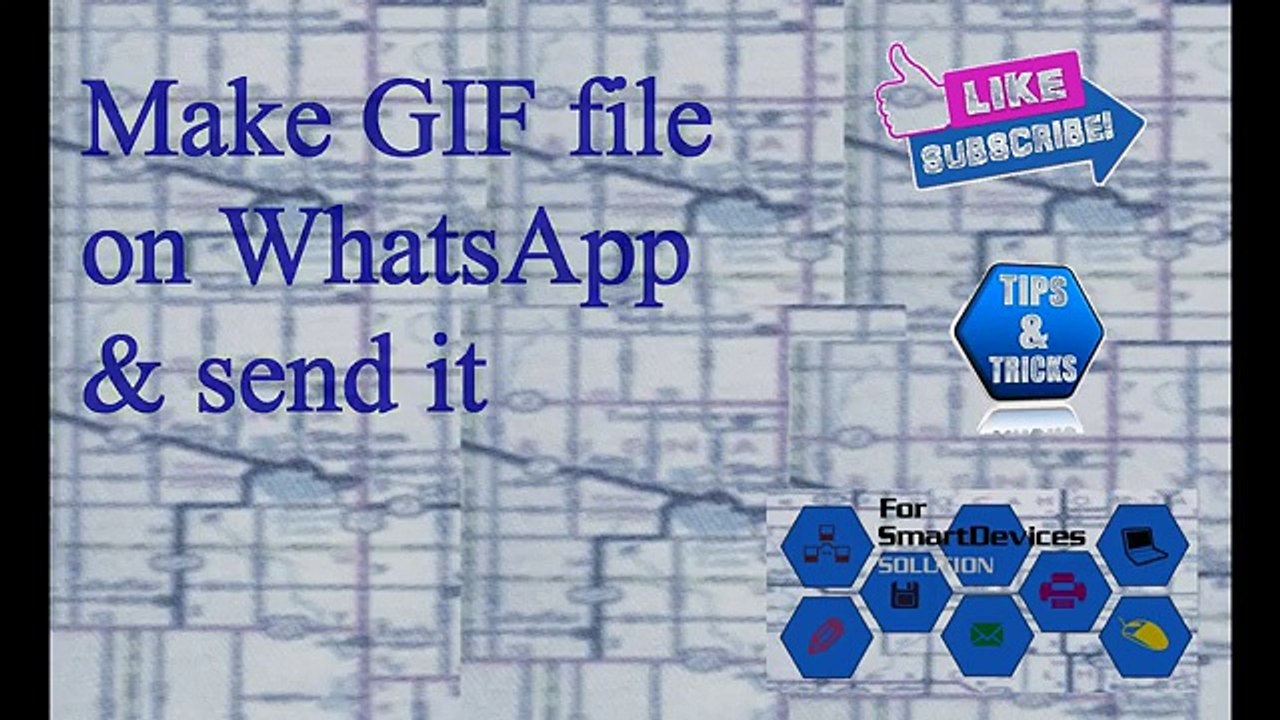Make GIF file on WhatsApp and send it in just 10 sec