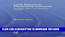KINDLE Land Reform in Developing Countries: Property Rights and Property Wrongs (Routledge