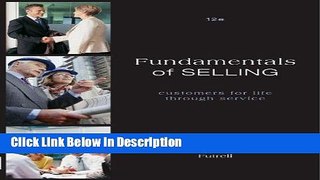 [PDF] Fundamentals of Selling [Read] Online