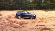 BMW X5 E70 offroad in the sand part 3