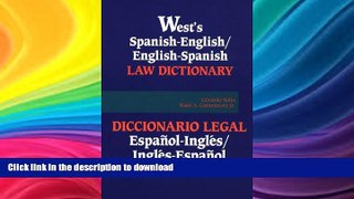 FAVORITE BOOK  West s Spanish English English Spanish Law Dictionary: Translations of Terms,