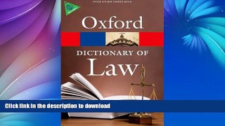 READ  A Dictionary of Law (Oxford Quick Reference) FULL ONLINE