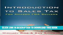 [PDF] Introduction to Sales Tax for Amazon FBA Sellers: Information and Tips to Help FBA Sellers