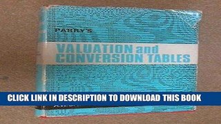 EPUB Valuation Tables and Conversion Tables PDF Ebook
