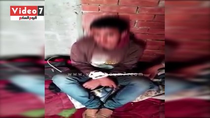 أهالى دمياط الجديدة يضبطون لص دراجات بخارية ويقيدونه بالحبال