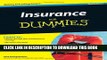 [PDF Kindle] Insurance for Dummies Audiobook Free