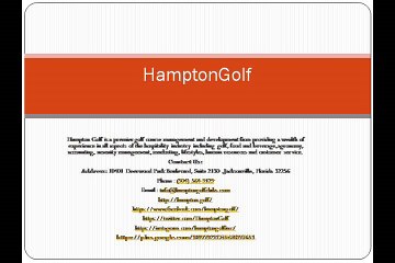 golf course management - Hampton.Golf - golf course management
