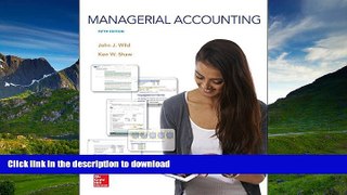 FAVORITE BOOK  Managerial Accounting FULL ONLINE