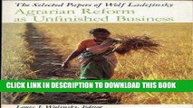MOBI Agrarian Reform as Unfinished Business: Selected Papers (World Bank Research Publications)
