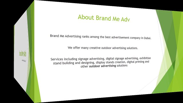Indoor and Outdoor Advertising Company in Dubai