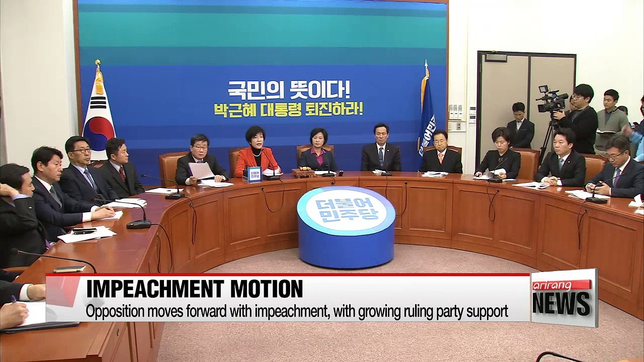 Opposition moves forward with impeachment, with growing ruling party support