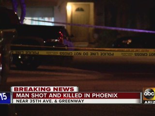PD: Man is dead after being shot in Phoenix