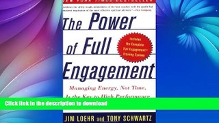 READ  The Power of Full Engagement: Managing Energy, Not Time, Is the Key to High Performance and
