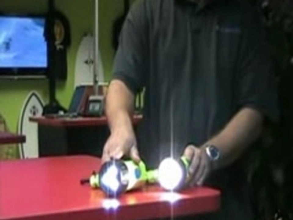 Differences between the LED and halogen diving lights
