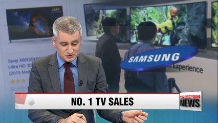 Samsung Electronics leads online TV market in U.S. with 40 pct. share