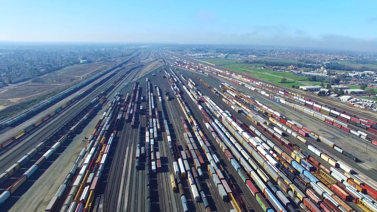 Roseville Rail Yard Largest Rail Facility on the West Coast video