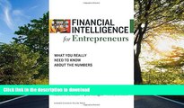 FAVORITE BOOK  Financial Intelligence for Entrepreneurs: What You Really Need to Know About the