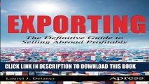 [FREE] Ebook Exporting: The Definitive Guide to Selling Abroad Profitably PDF Online