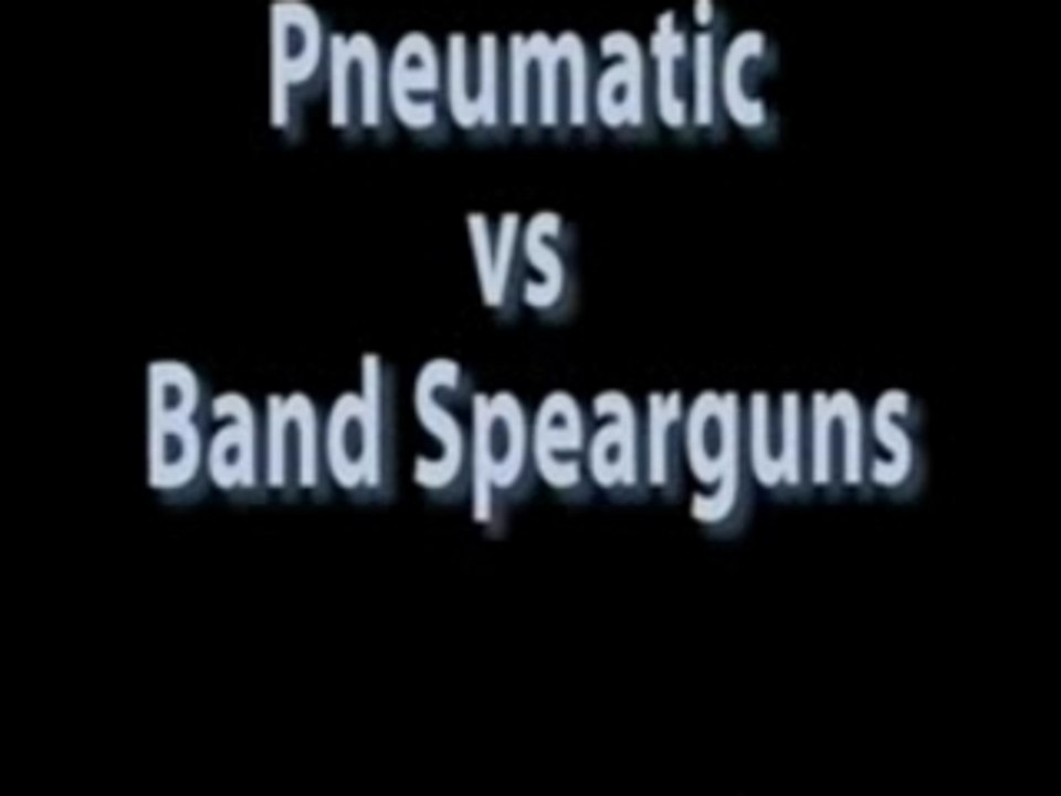 Differences between Pneumatic and Band Spearguns