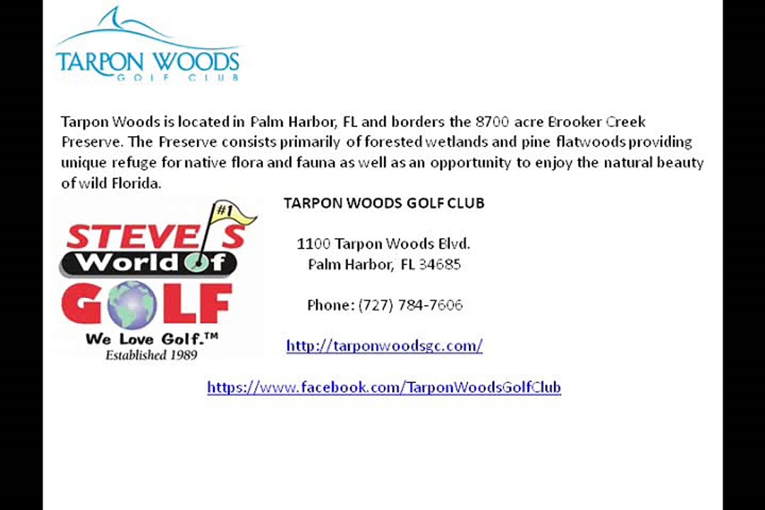 tarpon springs golf - TarponWoodsGC.Com -tarpon springs golf