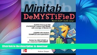 READ  Minitab Demystified  BOOK ONLINE
