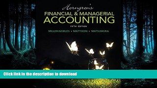 FAVORITE BOOK  Horngren s Financial   Managerial Accounting (5th Edition) FULL ONLINE