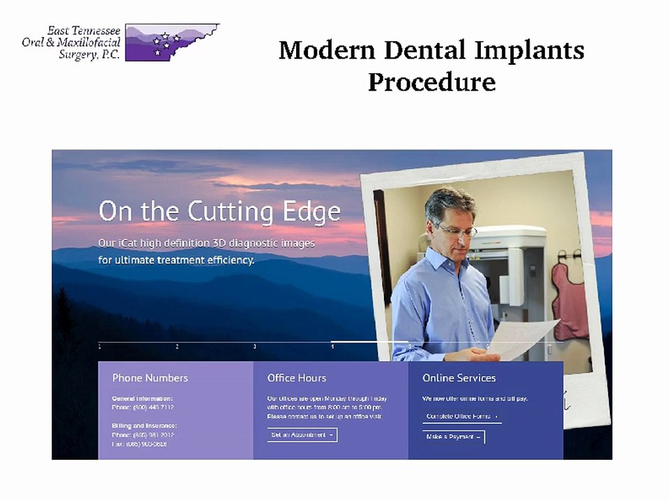 Modern Dental Implants Procedure