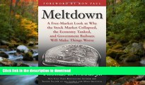 READ BOOK  Meltdown: A Free-Market Look at Why the Stock Market Collapsed, the Economy Tanked,