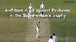 Muhammad Asif 4 wickets in Quaid e Azam Trophy vs Peshawar 2016 - cricket