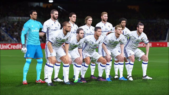 PES2017 UEFA Champions League 2nd round 1st leg F.C.Barcelona×Real Madrid