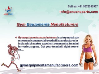 Download Video: Find Quality Products with Best Gym Equipment Manufacturers in Delhi