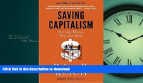 FAVORITE BOOK  Saving Capitalism: For the Many, Not the Few FULL ONLINE
