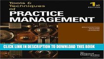 KINDLE Tools   Techniques Of Practice Management (The Tools   Techniques) (The Tools   Techniques)