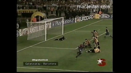 24.09.2002 - 2002-2003 UEFA Champions League Group H Matchday 2 Galatasaray 0-2 Barcelona