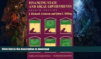 READ  Financing State and Local Governments, 4th Edition (Studies of Government Finance) FULL