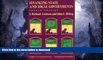 FAVORITE BOOK  Financing State and Local Governments, 4th Edition (Studies of Government Finance)