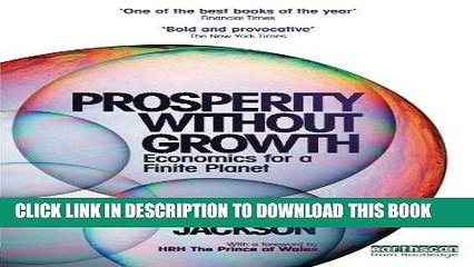 [FREE] Download Prosperity without Growth: Economics for a Finite Planet PDF EPUB