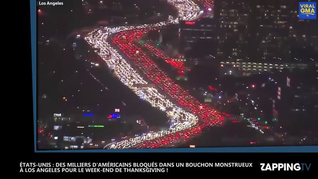 Etats-Unis : Les routes bloquées par des embouteillages pour Thanksgiving (Vidéo)