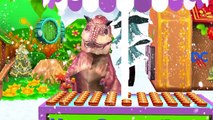 Dinosaurs Hot Cross Buns Rhymes Collection For Children | Dinosaur Cartoons Hot Cross Buns Rhyme