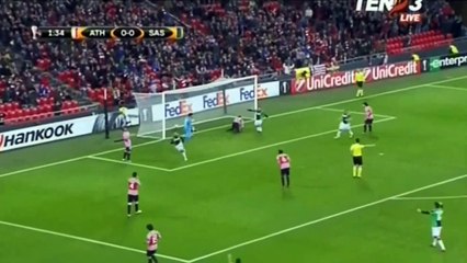 Mikel Balenziaga Own Goal HD - Athletic Club 0-1 Sassuolo - 24.11.2016 HD_HD