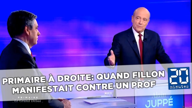 Primaire à droite: Quand Fillon manifestait... contre un prof d'anglais