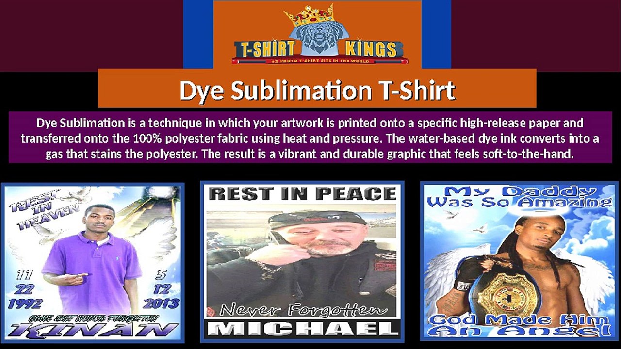 Dye Sublimation T-Shirt - T-Shirt Kings