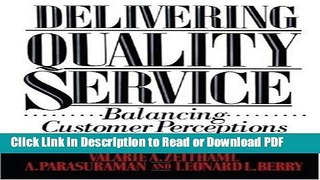 Read Delivering Quality Service Free Books
