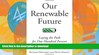 EBOOK ONLINE  Our Renewable Future: Laying the Path for One Hundred Percent Clean Energy  BOOK